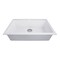 Nantucket Sinks Large Single Bowl Dual-mount Granite Composite White PR3020-DM-W - alternate 3